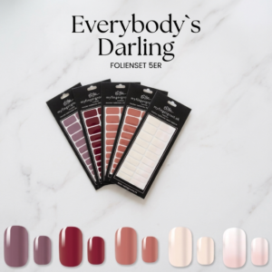 Nagelfolienset 5er Everybodys Darling von myfingerprint.ch