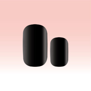 Nagelfolien LED Black matt