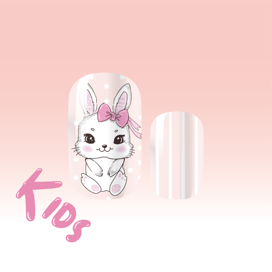 Nagelfolien KIDS Glitter Bunny