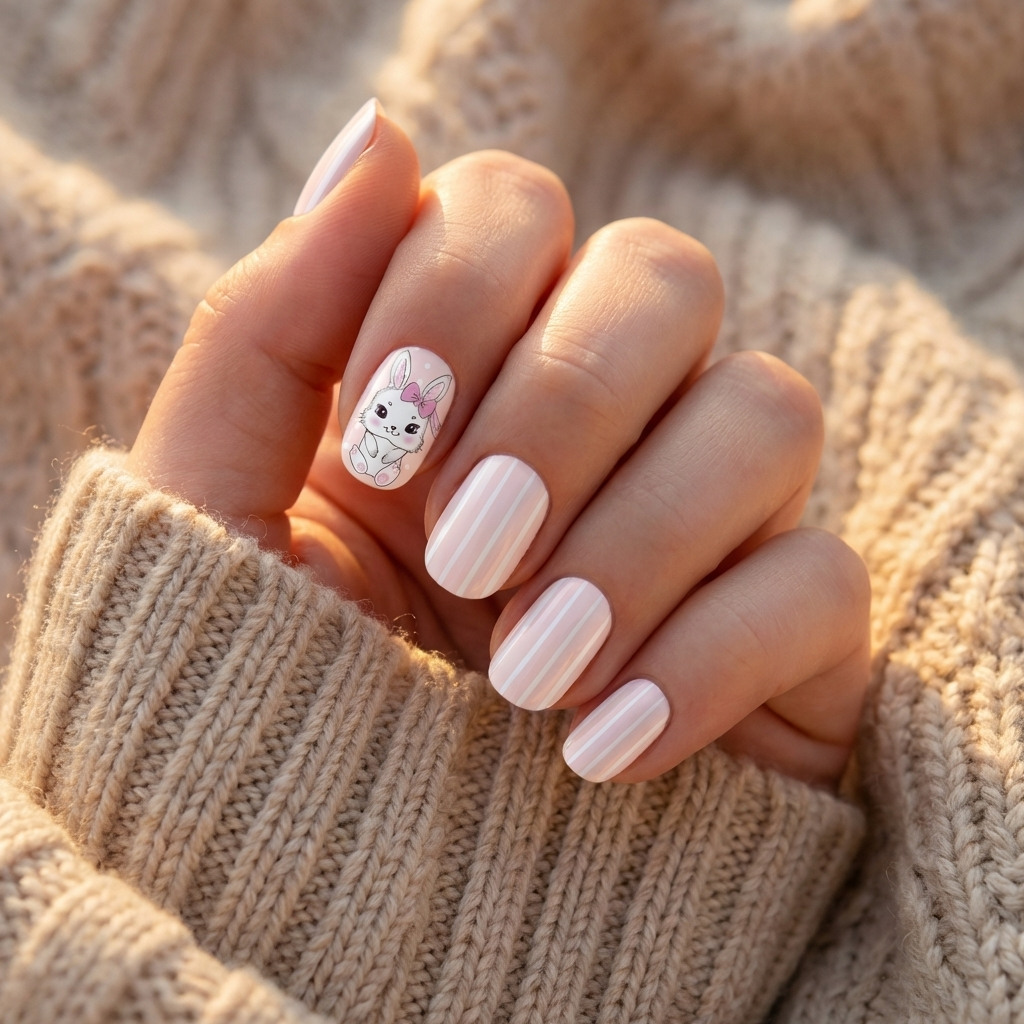 Nagelfolien KIDS Glitter Bunny – Bild 4