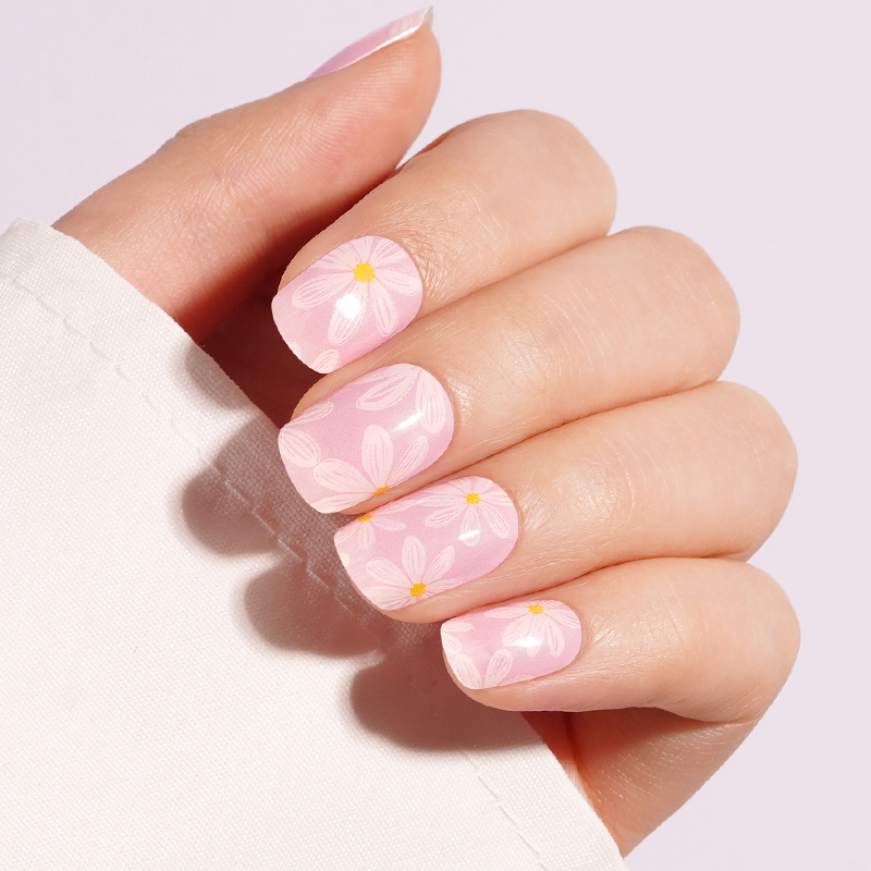Nagelfolie LED Lazy Daisy Pink – Bild 2