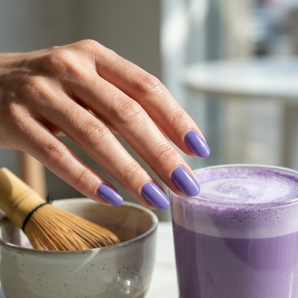Nagelfolie LED Purple Matcha Ube – Bild 2