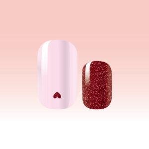 Nagelfolie LED Bordeaux Love